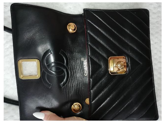 Chanel Sac avec bandoulière Noir - vue 3