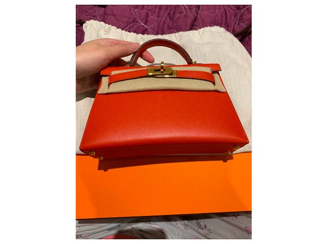 Hermès Mini Kelly II Orange - Ansicht 14