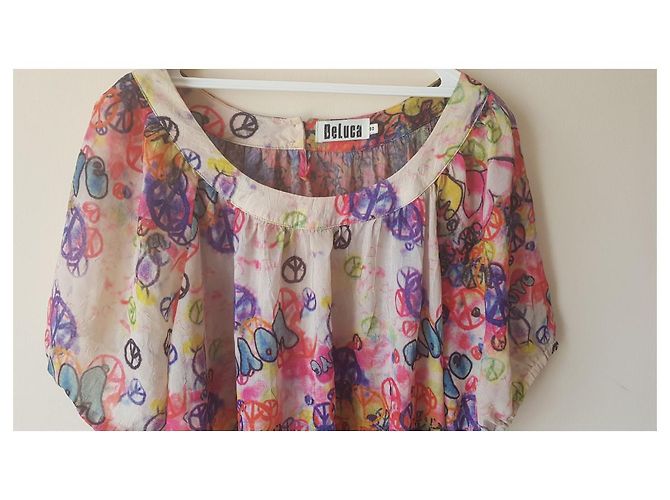 Autre Marque Deluca Kleid aus Polyester mehrfarbig Mehrfarben - Ansicht 3