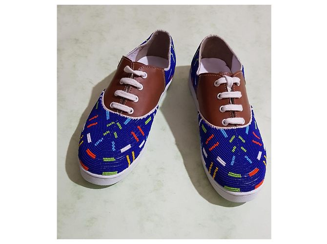 Autre Marque Twins For Peace Gacha Multiplay sneakers in pelle e perline Multicolore - vista 2