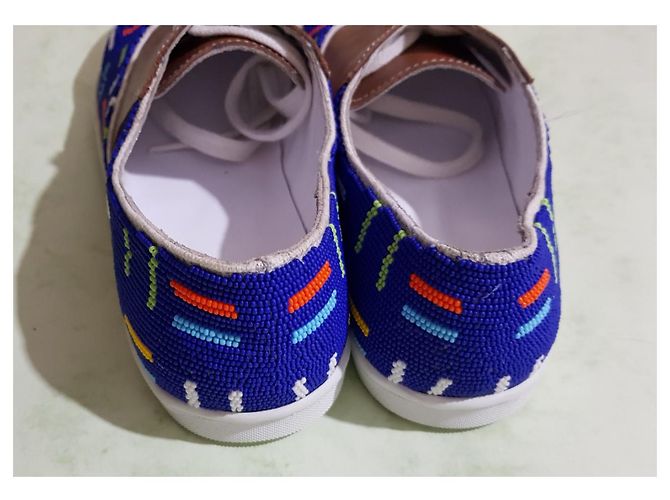 Autre Marque Twins For Peace Gacha Multiplay sneakers in pelle e perline Multicolore - vista 3