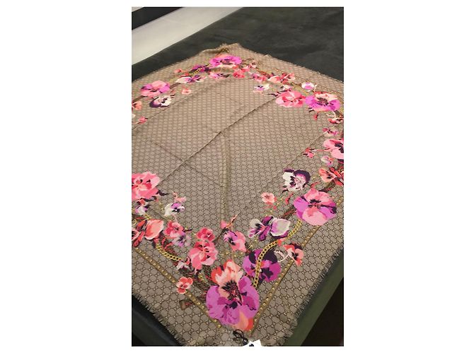 GUCCI FLORAL SCHAL NEU - Ansicht 2