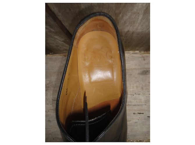 Autre Marque Richelieu Loding en cuir noir - vue 2