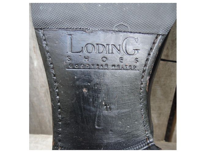 Autre Marque Richelieu Loding en cuir noir - vue 8