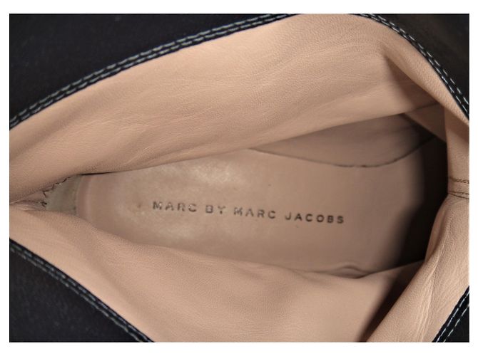 Botines Marc by Marc Jacobs., como nuevo Azul - vista 2