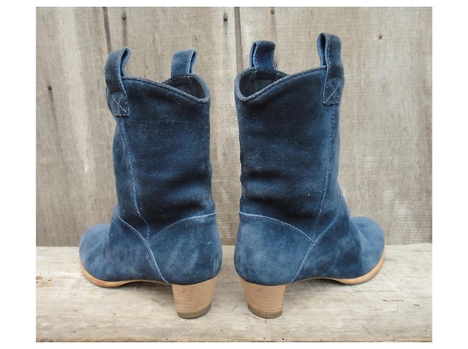 Botines Marc by Marc Jacobs., como nuevo Azul - vista 5