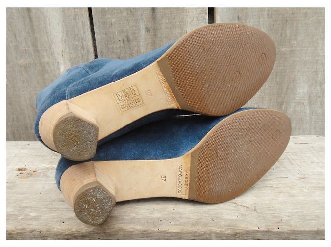 Botines Marc by Marc Jacobs., como nuevo Azul - vista 6
