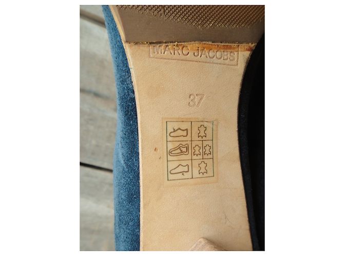 Botines Marc by Marc Jacobs., como nuevo Azul - vista 7