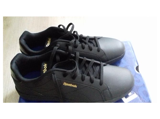 Sneakers Reebok in pelle blu scuro - vista 3