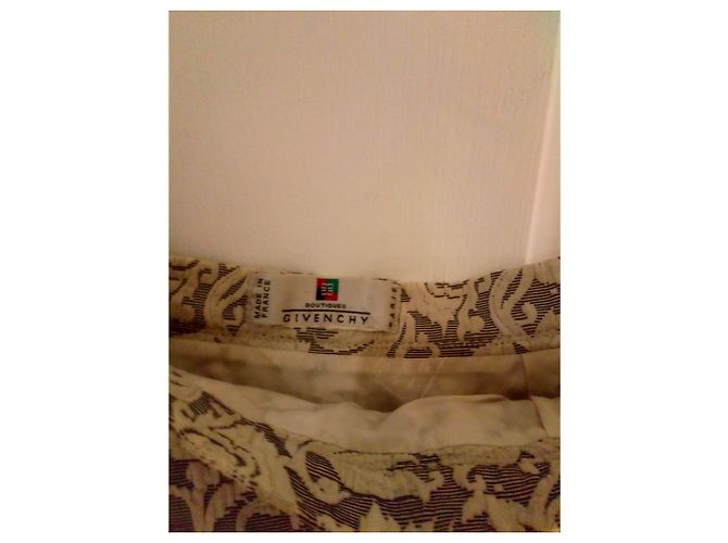 Gonna Givenchy in cotone bianco Taglia S - vista 3