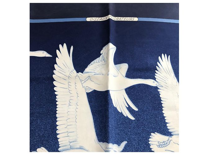 Hermès Aves migratorias Azul marino - vista 3