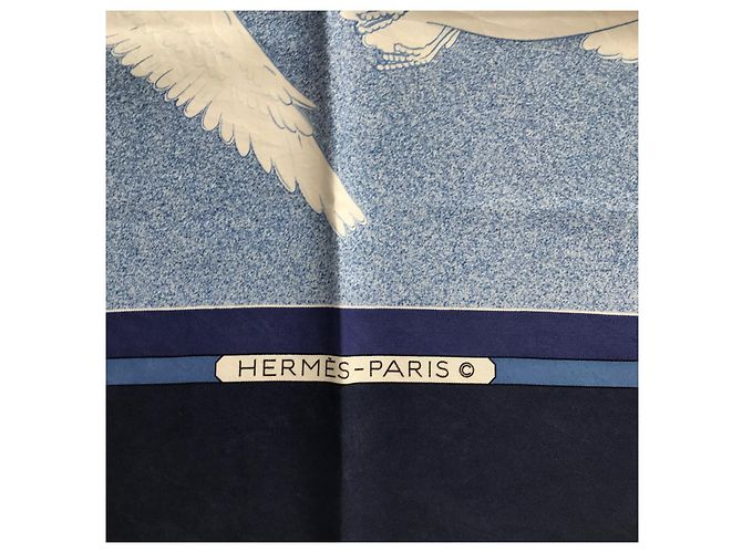 Hermès Aves migratorias Azul marino - vista 4