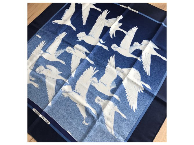Hermès Aves migratorias Azul marino - vista 7