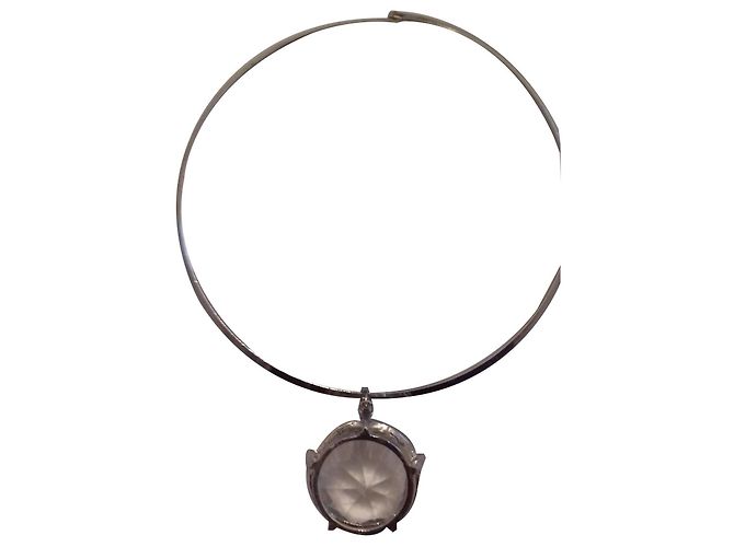 Collana Kenneth Jay Lane Argento Swarovski - vista 2