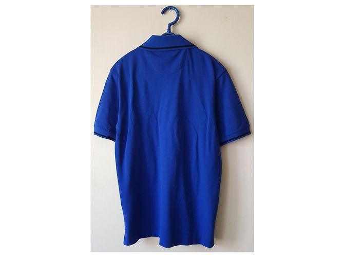 Dirk Bikkenbergs Polo Dirk Bikkembergs blu in cotone Taglia S - vista 2