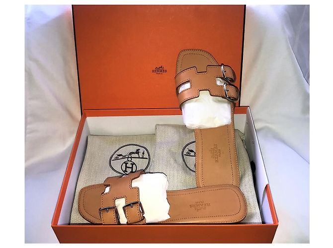 Hermès Hermes Remake Mules Bege - vista 4