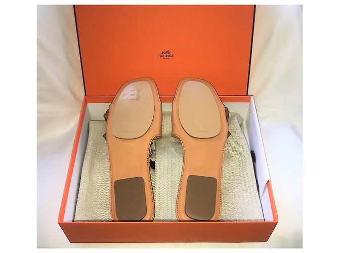 Hermès Hermes Remake Mules Bege - vista 5