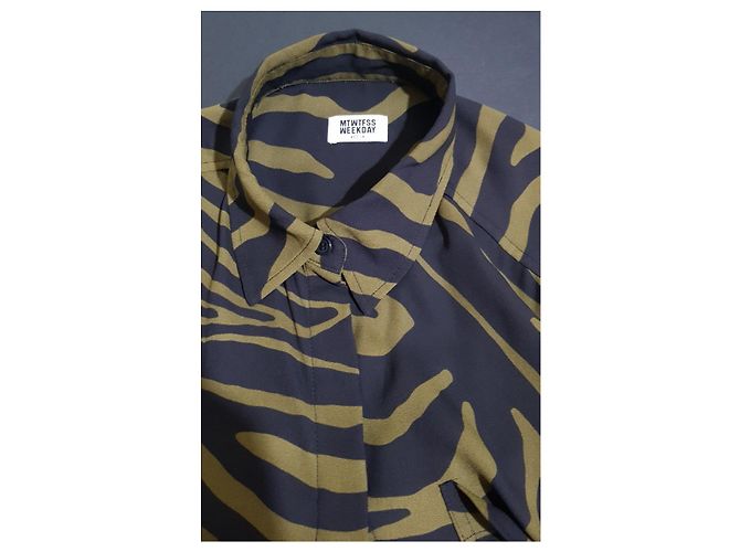 Autre Marque Camicia MTWTFSS Weekday a Manica Lunga M Multicolore - vista 3