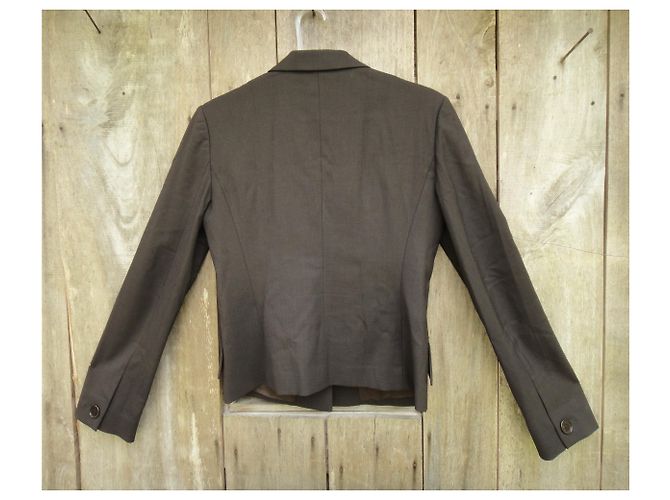 Miu Miu Jacke schokofarben Dunkelbraun - Ansicht 5