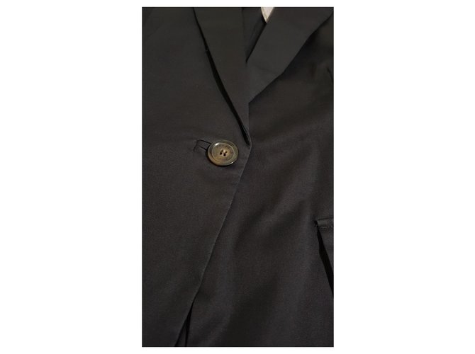 Chaqueta Weekend Max Mara Negra de Algodón Negro - vista 4