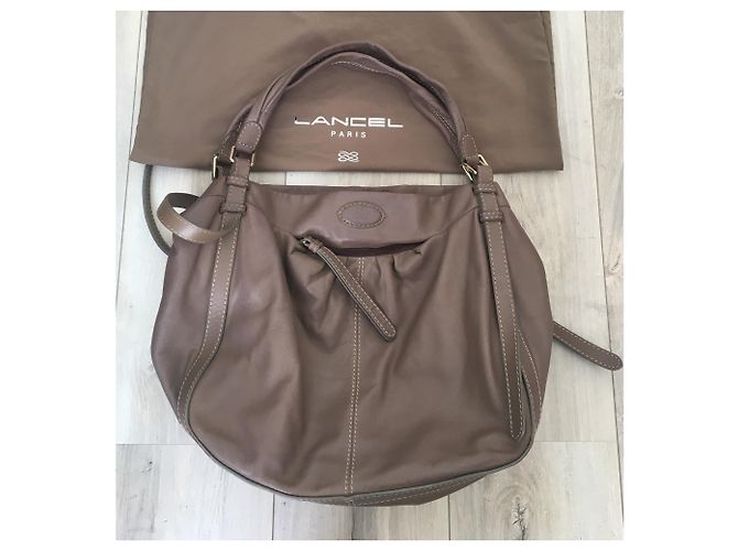 Borsa Angelina di Lancel Taupe - vista 3