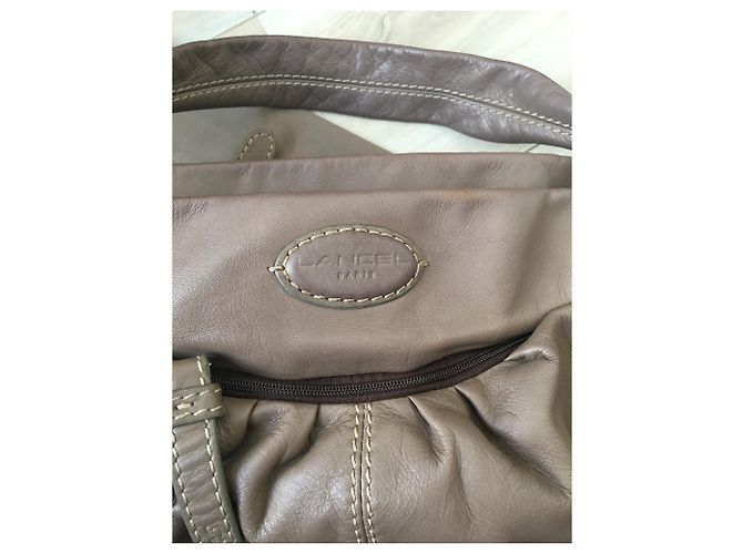 Borsa Angelina di Lancel Taupe - vista 4
