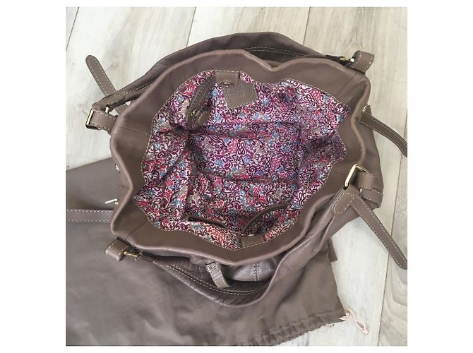 Borsa Angelina di Lancel Taupe - vista 5