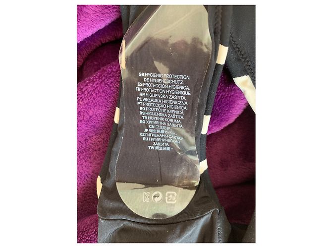 Marni For H&M Costume intero intero con stampa zebra nera ed ecru Nero - vista 3