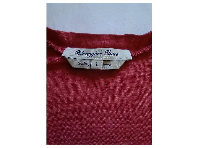 Autre Marque Top de lino rosa Bérangère Claire - vista 4
