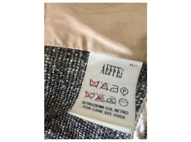 Abrigo de yute con cinturón Alberta Ferretti Marrón Castaño - vista 10