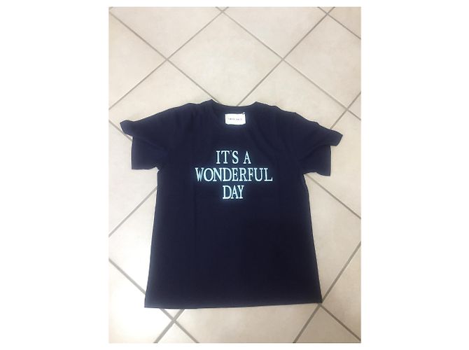 Camiseta Alberta Ferretti de algodón azul marino - vista 3