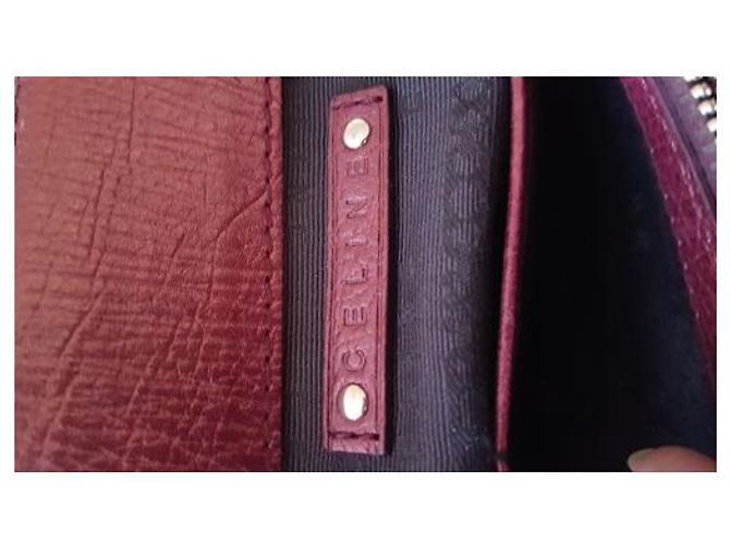 Borsa Céline Boogie Rosa in Pelle e Tessuto - vista 10