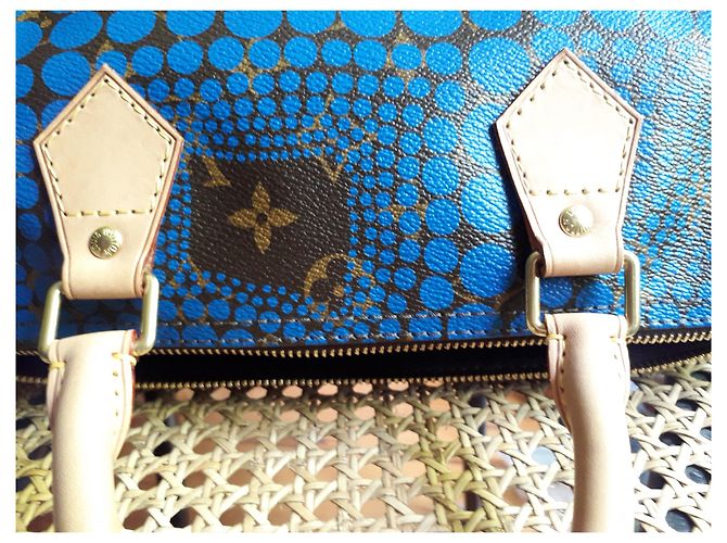 Louis Vuitton Speedy 30 Blau - Ansicht 7
