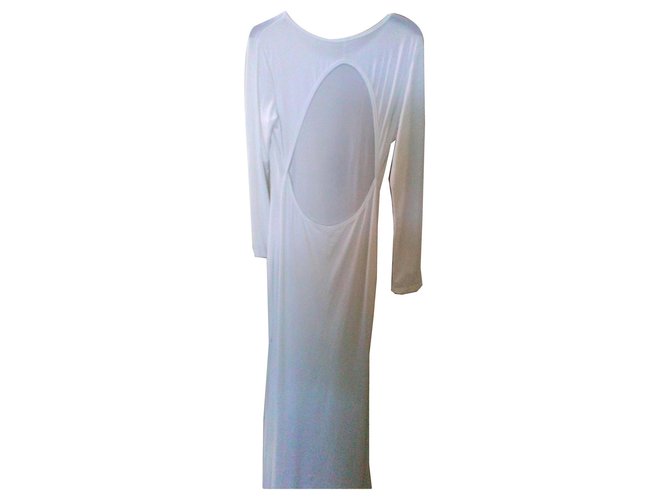 Vestido Underground blanco con espalda abierta - vista 2