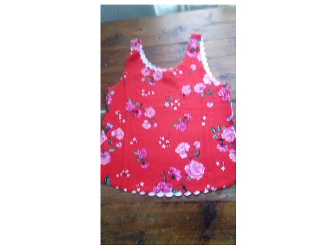 Autre Marque Top Preppy de Algodón Rojo Roja - vista 2