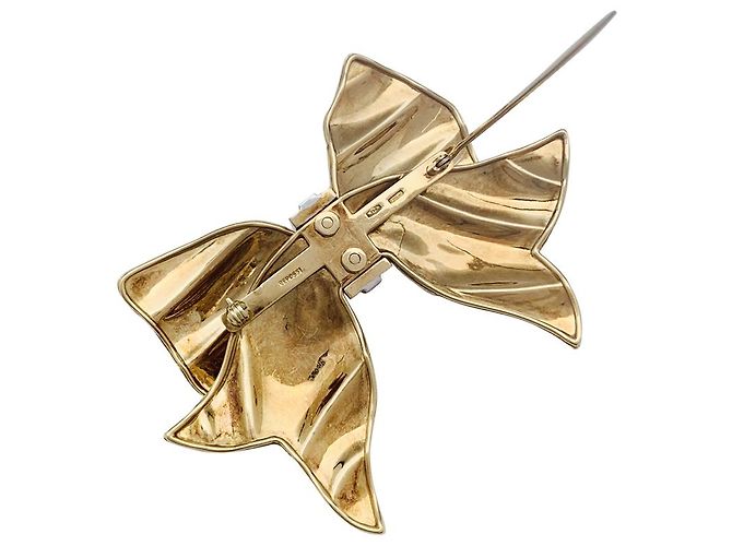 Spilla Repossi "nodo" in oro giallo e bianco, Diamants. - vista 9