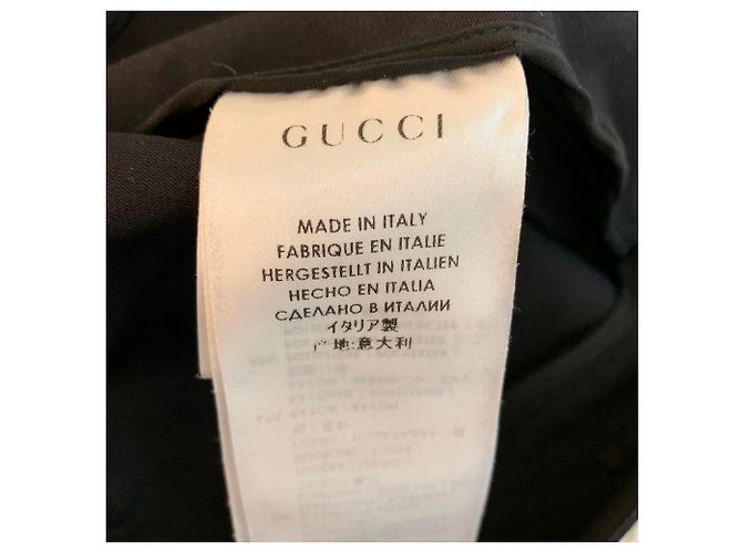 Gucci Pantalón de algodón negro estilo marinero. - vista 6
