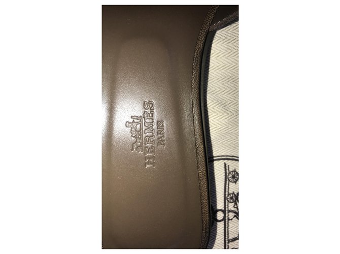 Hermès Muli Hermes Oran Marrone scuro - vista 4
