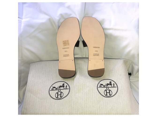 Hermès Muli Hermes Oran Marrone scuro - vista 5