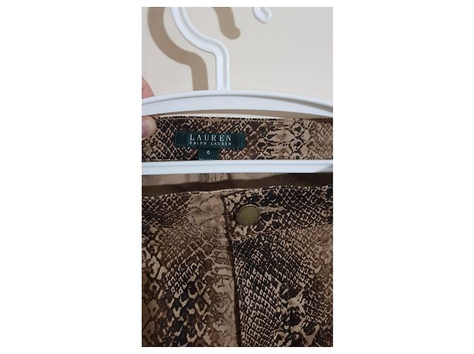 Pantalones Ralph Lauren de algodón y elastano Multicolor - vista 4