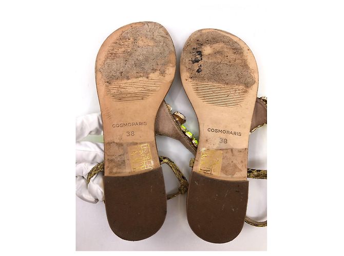 Autre Marque Sandali in pelle SUBLIMES HANIA SNAKE COSMOPARIS Multicolore - vista 8
