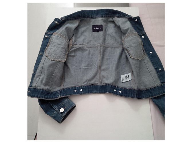 Autre Marque Giacca in denim Wåven Cilla Blu Navy XS - vista 4
