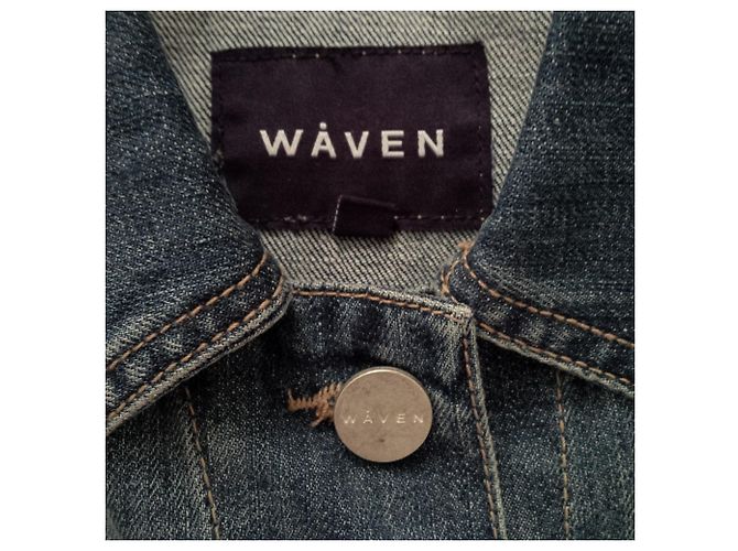 Autre Marque Giacca in denim Wåven Cilla Blu Navy XS - vista 9