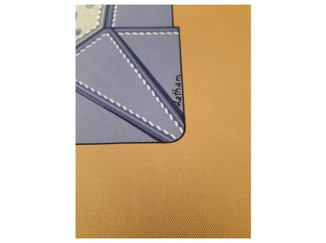 Hermès Tutto in pelle Blu - vista 7