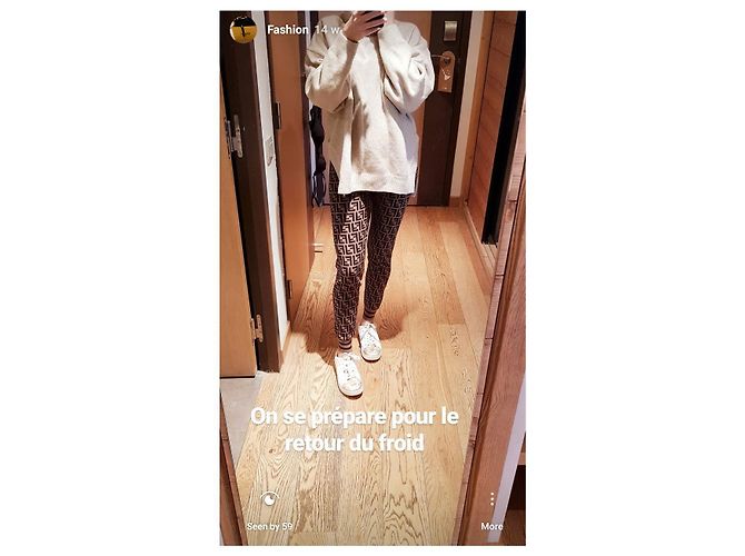 Fendi leggings monogram - vista 2
