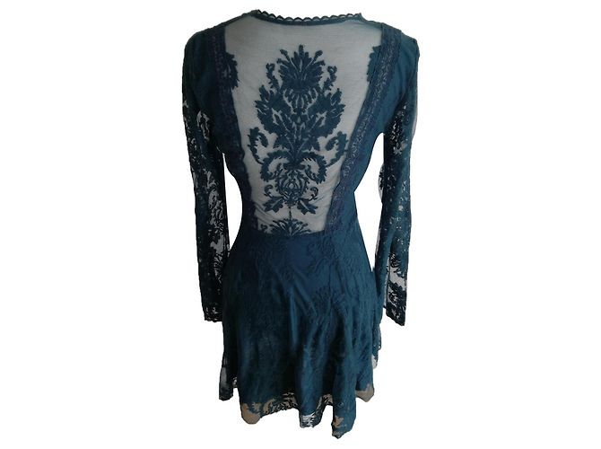 Vestido Free People de nylon azul - vista 2