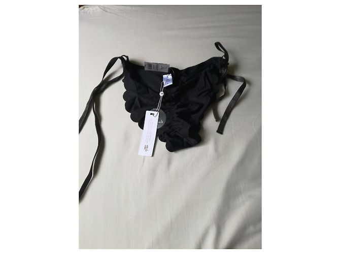 Autre Marque Pilyq Reversibler Badeanzug Silber Schwarz Größe S - Ansicht 4