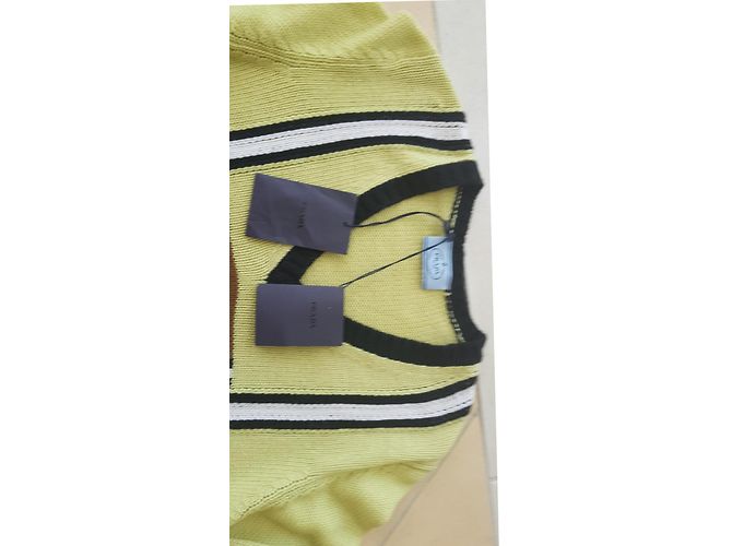 Prada Suéter 44 Cashmir Verde - vista 6
