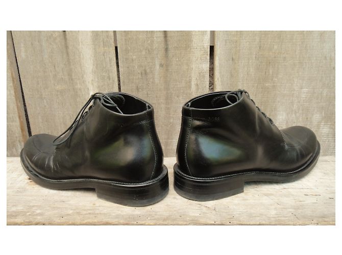 Hugo Boss Kent leather ankle boots black - view 5