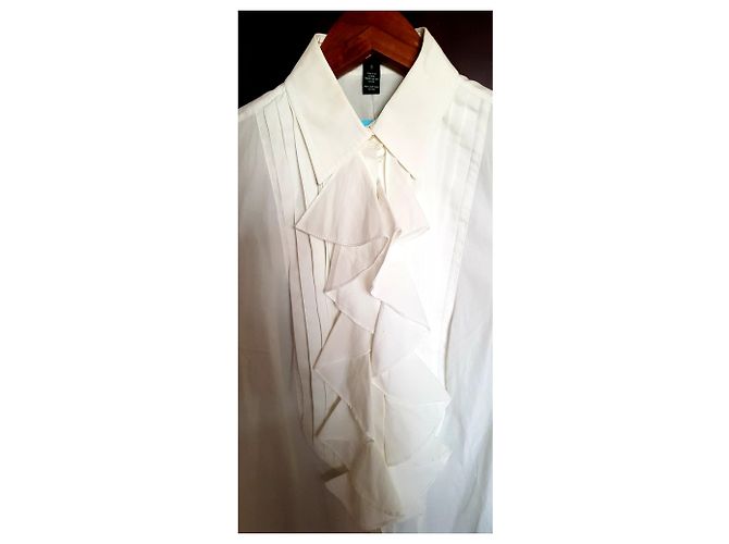 Camicia Ralph Lauren Bianca in Cotone a Maniche Lunghe Bianco - vista 2